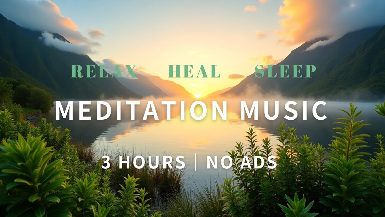 Healing Sleep Music  |  Meditation, Deep Sleep & Stress Relief 【No Ad】