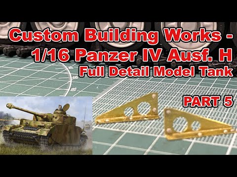 Custom Building Works - 1/16 German Tank Panzer IV Ausf. H Trumpeter (Part 5)