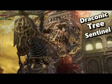 Draconic Tree Sentinel Boss Fight - Elden Ring (Capital Outskirts)
