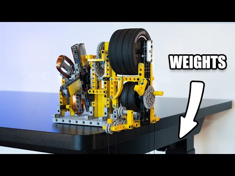 Lego Gravity Power: Turning Falling Weights Into Electricity!