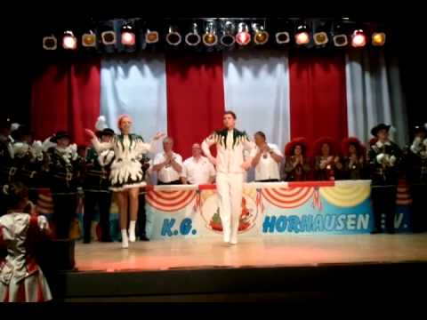 Tanzpaar der Ehrengarde der KG Horhausen