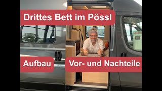 Drittes Bett im Kastenwagen - Pössl - Aufbau - Vor- und Nachteile