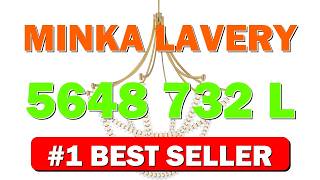 Minka Lavery 5648-732-L Pearl 50" Wide Abstract Chandel