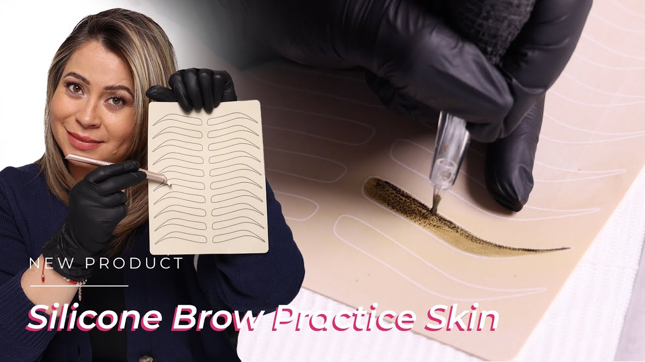 Master PMU Techniques on Hyper-Realistic Brow Practice Skin!