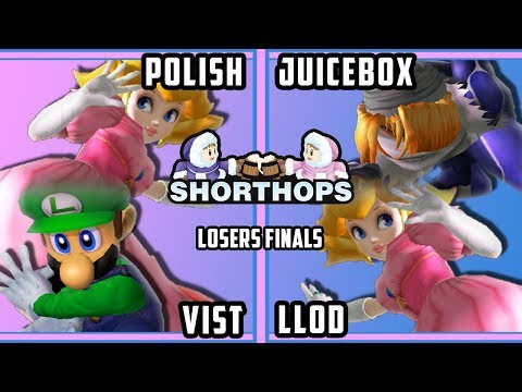 SH 1 SSBM - Juicebox & lloD Vs. Polish & Vist - Smash Melee Doubles Losers Finals
