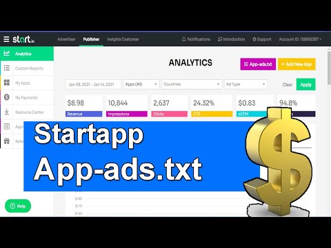 Startapp App-ads.txt | Startapp Payment | Startapp Update 2021