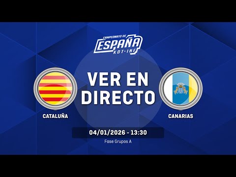 CATALUÑA vs CANARIAS | Fase Grupos | Grupo A | CESA Infantil Masculino