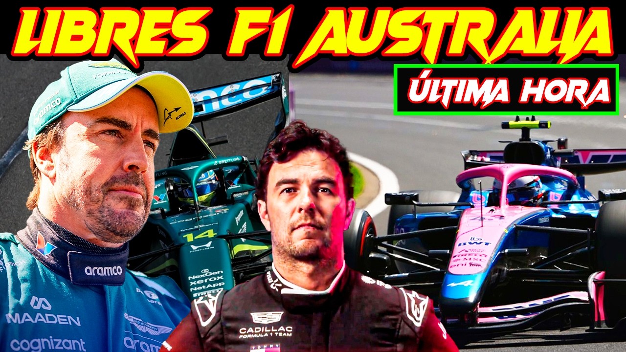 LIBRES F1 AUSTRALIA: COLAPINTO AL LÍMITE, ASTON MARTIN EXPLICA TODO, CHECO Y EL ESPEJO, WILLIAMS 🔥