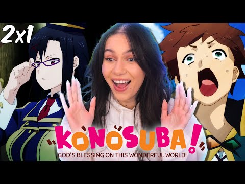 KAZUMA THE CRIMINAL!! 😂 - KONOSUBA Season 2 Episode 1 REACTION