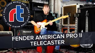 Video thumbnail for Rich Tone Music: Fender American Professional II Telecaster - MN - Sienna Sunburst by Rich Tone Music