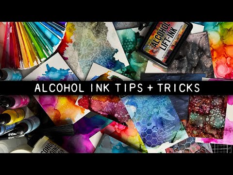 Tim Holtz Alcohol Ink Tips + Tricks