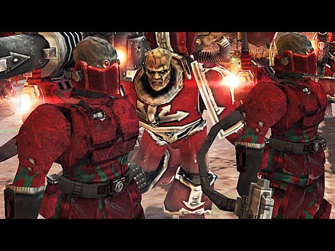 BLOODLINE MOD | Word Bearers & Cultists vs Eldar vs Imperium! - Warhammer 40K: Dawn of War Soulstorm