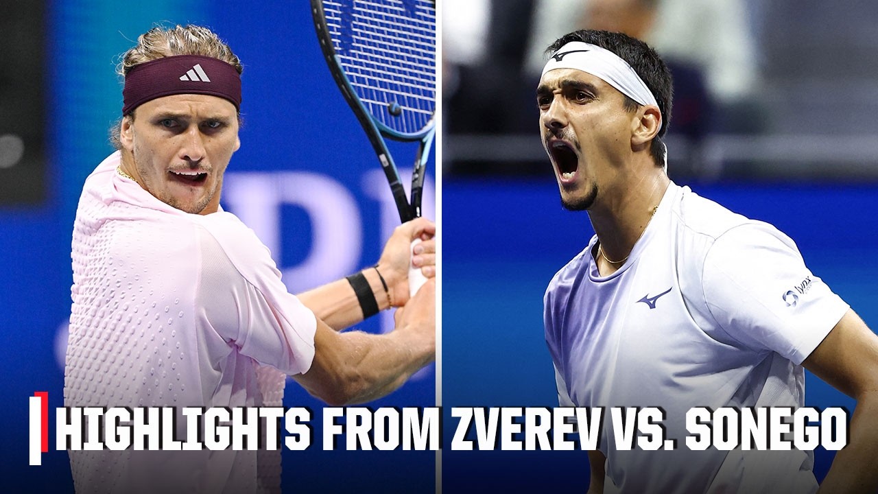 5-SET MARATHON 😱 Lorenzo Sonego vs. No. 1 Alexander Zverev | Full Match Highlights | 2026 US Open