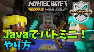 Javaで昔のバトルミニゲームを遊ぶ方法！【マインクラフト】