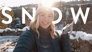 A Snow Storm in OCTOBER?! Getting Outside, Life Updates, Health Goals