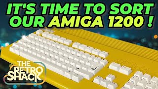 Our Amiga 1200 was - as Coldplay might say - all yellow.  Let's sort it out!