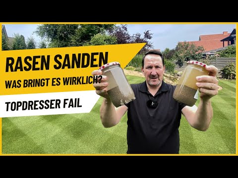 Warum Rasen Sanden? Das Geheimnis für einen Perfekten Rasen!? Schritt für Schritt Anleitung.