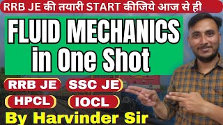 Fluid Mechanics for RRB JE in one shot || Fluid Mechanics full revision