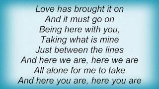 Air Supply - Just Between The Lines Lyrics