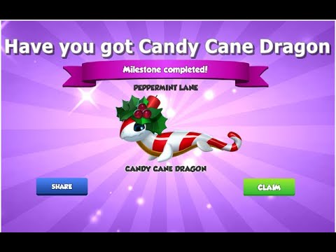 Have you got Candy Cane Dragon-Dragon Mania Legends | Peppermint lane Solo Event | DML