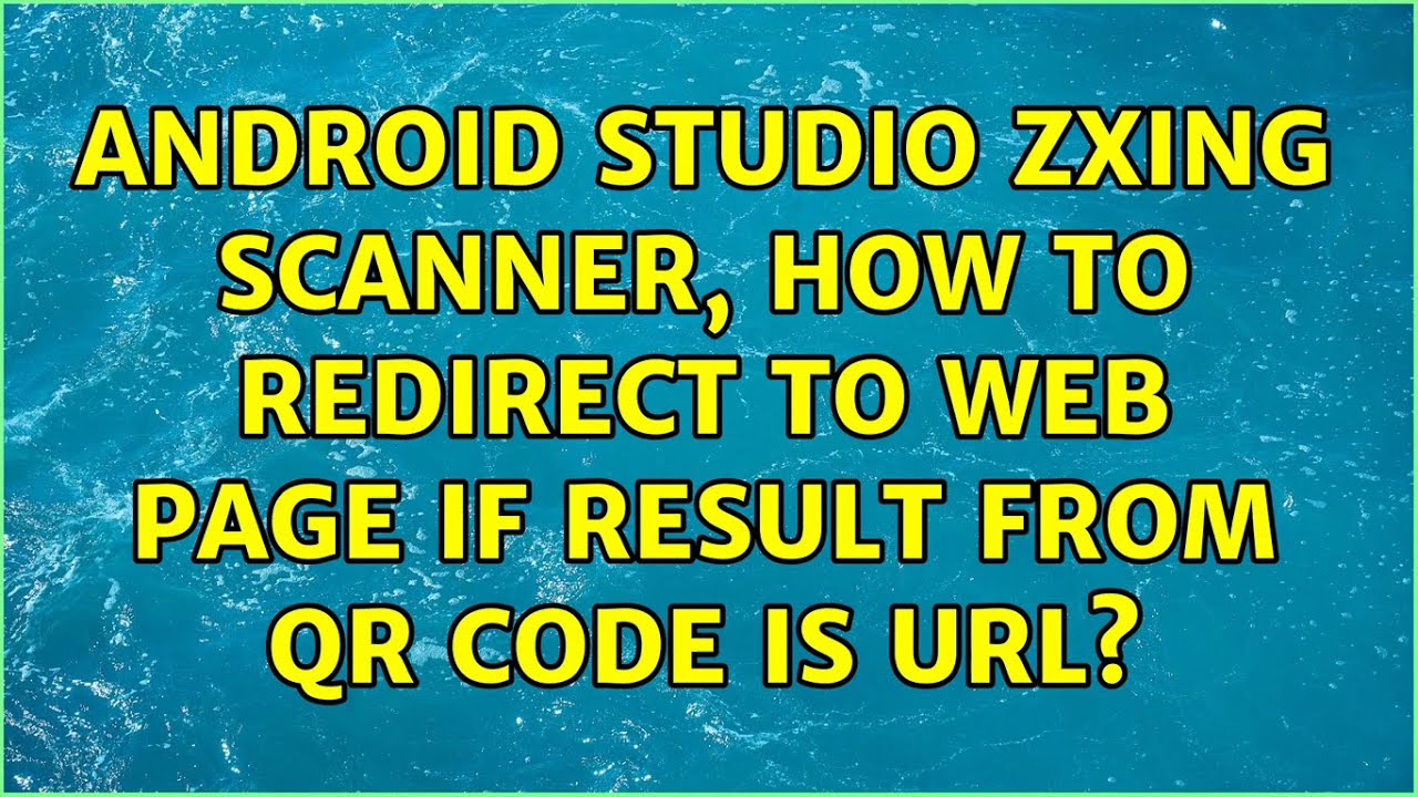 Android Studio Zxing Scanner, how to redirect to web page if result from QR code is URL?