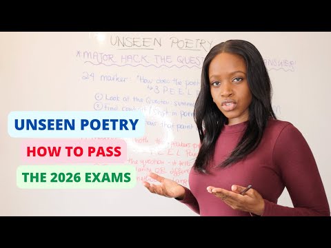Unseen Poetry: How To EASILY Get Full Marks In GCSE Literature Paper 2, Section C (GCSE 2026 Exams)