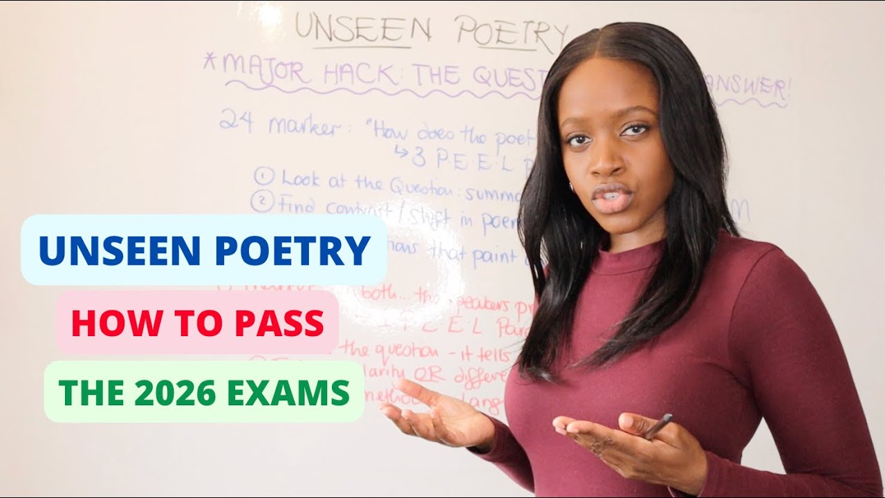 Unseen Poetry: How To EASILY Get Full Marks In GCSE Literature Paper 2, Section C (GCSE 2026 Exams)
