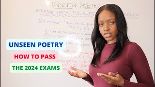 Unseen Poetry: How To EASILY Get Full Marks In GCSE Literature Paper 2, Section C (GCSE 2024 Exams)