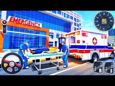 Ambulance Van Driver City Simulator - Emergency Rescue Helicopter - Android GamePlay