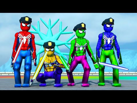 SPIDER-MAN GAME BATTLE NPCs | EPIC RAGDOLL PHYSICS!