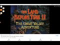 Land Before Time 2 The Great Valley Adventure S 1994 Valley Wonderful Place Soundtrack