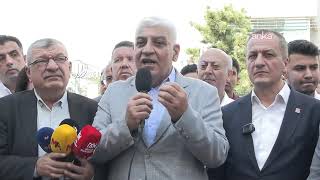 CHP Mersin İl Başkanı Koral Ömür, Mersin Adliyesi önünde açıklama yapıyor #Canlı
