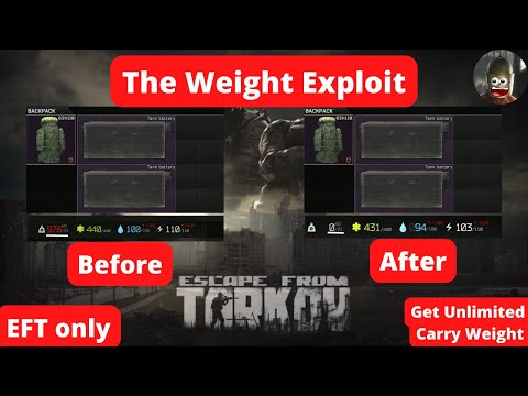 Escape from Tarkov Exploit - The Weight Exploit