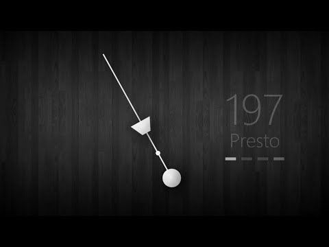 BPM 197 Tempo Metronome（メトロノーム）4/4 拍子 テンポ