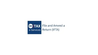 IFTA File and Amend - OH|TAX eServices