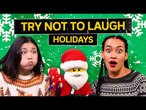 Try Not to Laugh Challenge: Holiday Edition! ☃️ | LEGO Brick Click