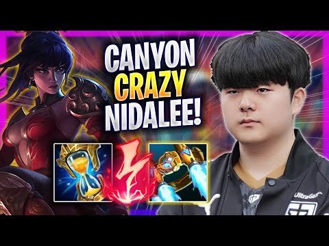 CANYON CRAZY GAME WITH NIDALEE! - GEN Canyon Plays Nidalee JUNGLE vs Brand! | Season 2024
