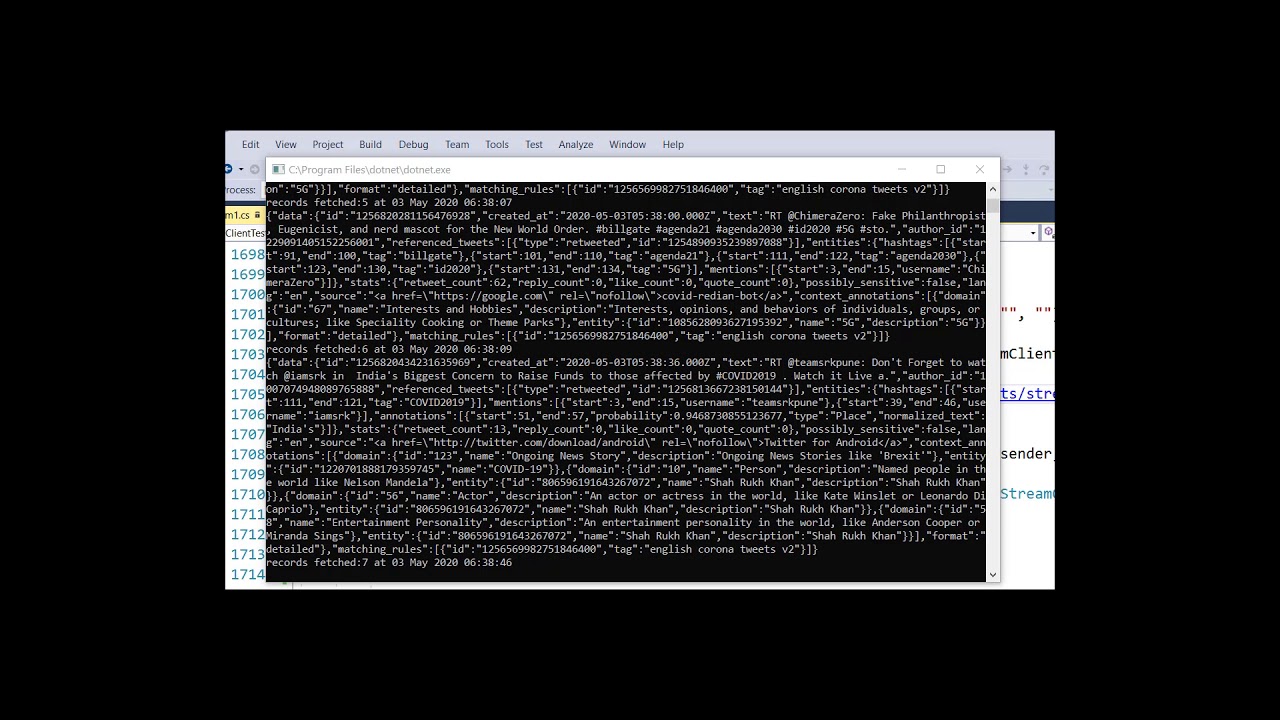 Twitter Labs - Social Opinion: Filtered Stream API Interface