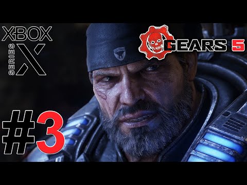 Gears 5 (Xbox Series X) 3 Player Co-Op Gameplay Walkthrough Part 3 - Campaign [4K 60FPS]