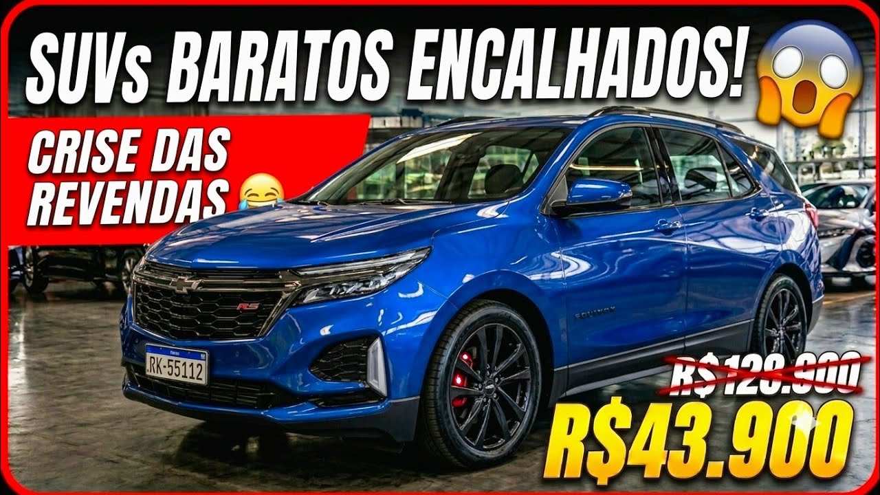 SUVs USADOS ENCALHADOS? 7 SUVs que NINGUÉM QUER sendo VENDIDOS PELA METADE DA FIPE nas LOJAS?