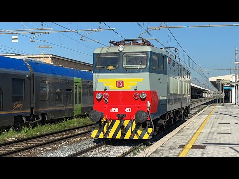TRENI VECCHI E NUOVI DI OGNI TIPO IN ARRIVO E PARTENZA A FOGGIA! E656 FS, ATR220 & NUOVE LIVREE!