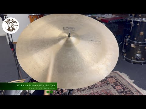 1978 Paiste 20” Formula 602 China Type 2065gr image 11