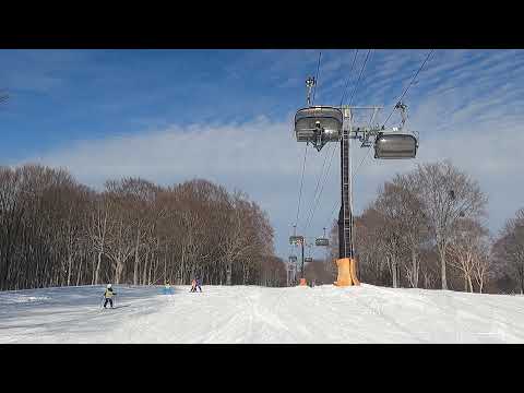 2021/12/24 野沢温泉スキー場、日本一すごい初級コース。絶景×ロング（約9km）のルートを紹介（上ノ平ゲレンデ→パラダイスゲレンデ→ビギナー林間コース）