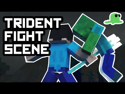 dillongoo - How I wish Tridents worked in Minecraft (fight animation)