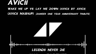Wake Me Up vs. Lay Me Down (Avicii By Avicii) [Avicii Mashup] {ZaMeer 1 Year Anniversary Tribute}