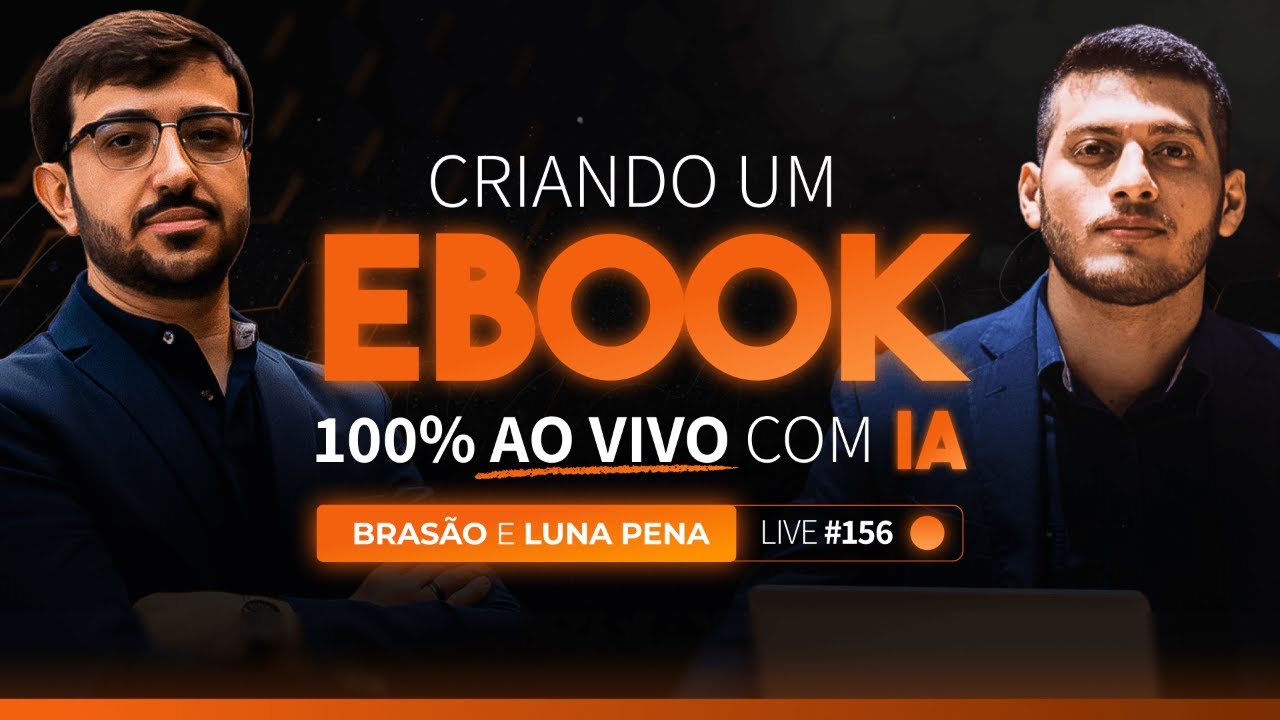 Live #156 - Criando um Ebook 100% Ao Vivo com IA