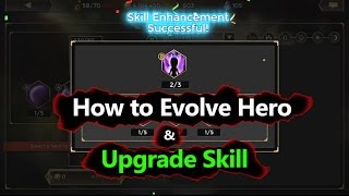 War of Crown How to Evolve Hero & Upgrade Skill พากย์ไทย