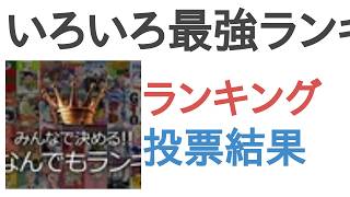 いろいろ最強ランキング(アニメ、マンガ、ゲームなど)？【評価・感想・考察】