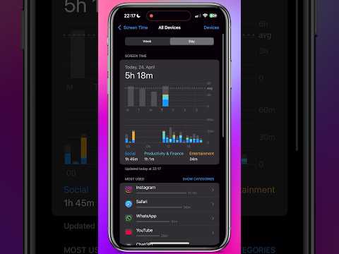 How to See Screen Time on iPhone (Track Your Daily Usage!) #shorts #shortvideo #iphone