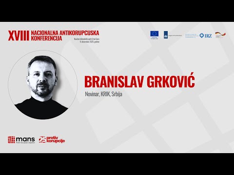 XVIIIACC2025: Branislav Grković, KRIK Srbija